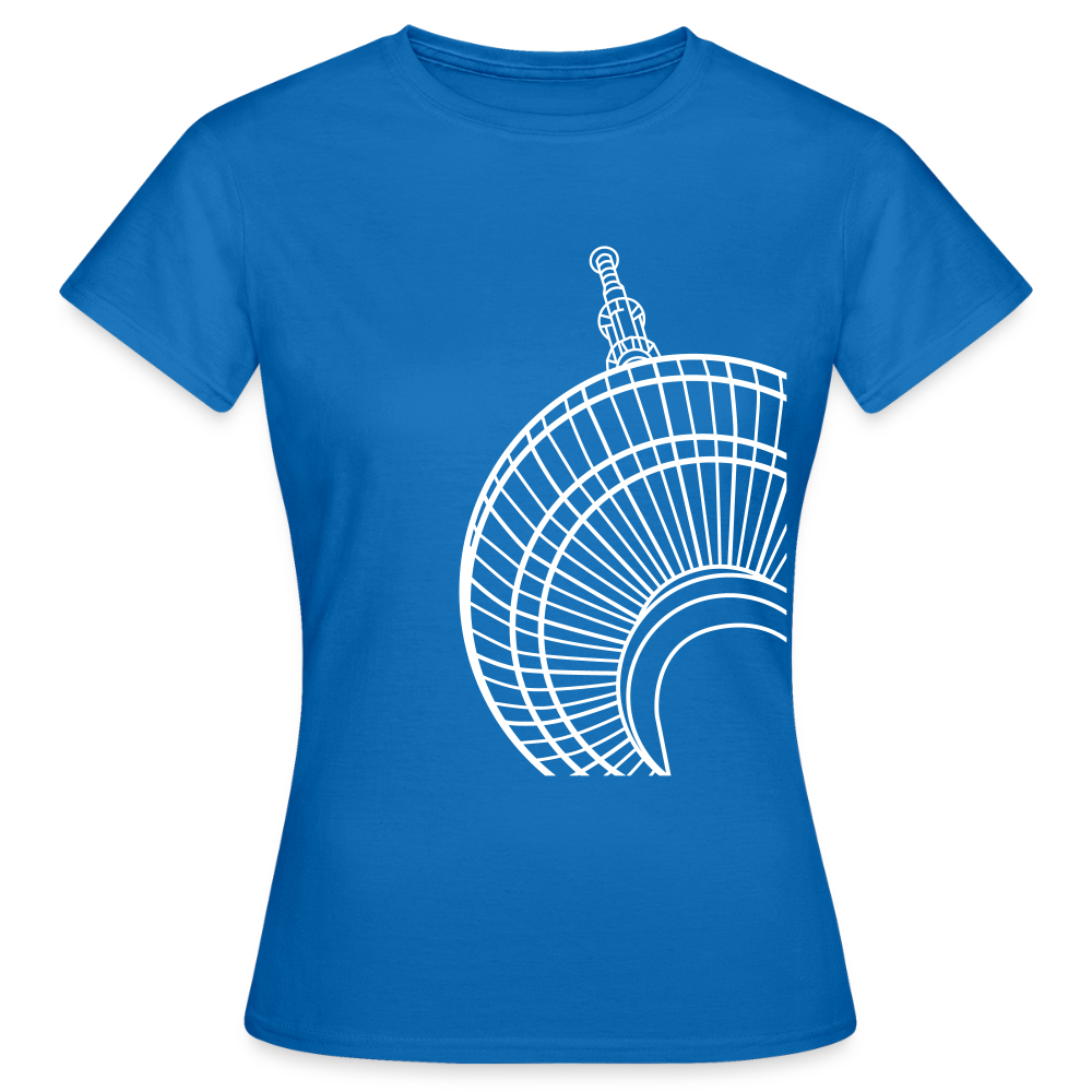 Der Turm von unten - weiß - Frauen Premium T-Shirt - Royalblau
