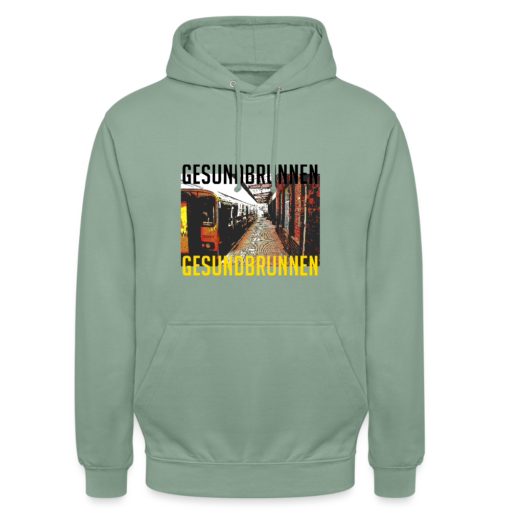 Gesundbrunnen - Unisex Hoodie - Graugrün