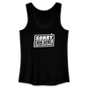 Sorry, ick bin spät. Hatte keen Bock. - Frauen Bio Tank Top - Schwarz