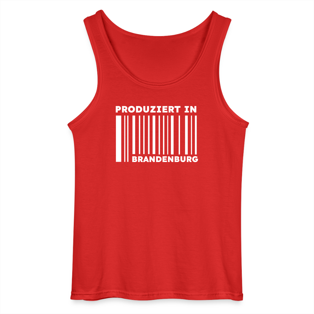 PRODUZIERT IN BRANDENBURG - Männer Tank Top - Rot