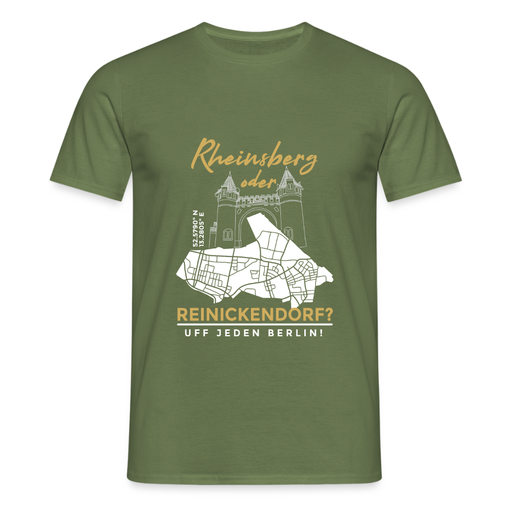 Rheinsberg Oder Reinickendorf - Männer Premium T-Shirt - Militärgrün