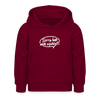 sorry, hab nich zujehört... - Kinder Hoodie - Bordeaux