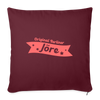 Berliner Jöre - Sofakissen mit Füllung (45 x 45 cm) - Burgunderrot