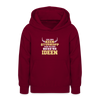 Ick bin keen Sturkopp - Teenager Hoodie - Bordeaux