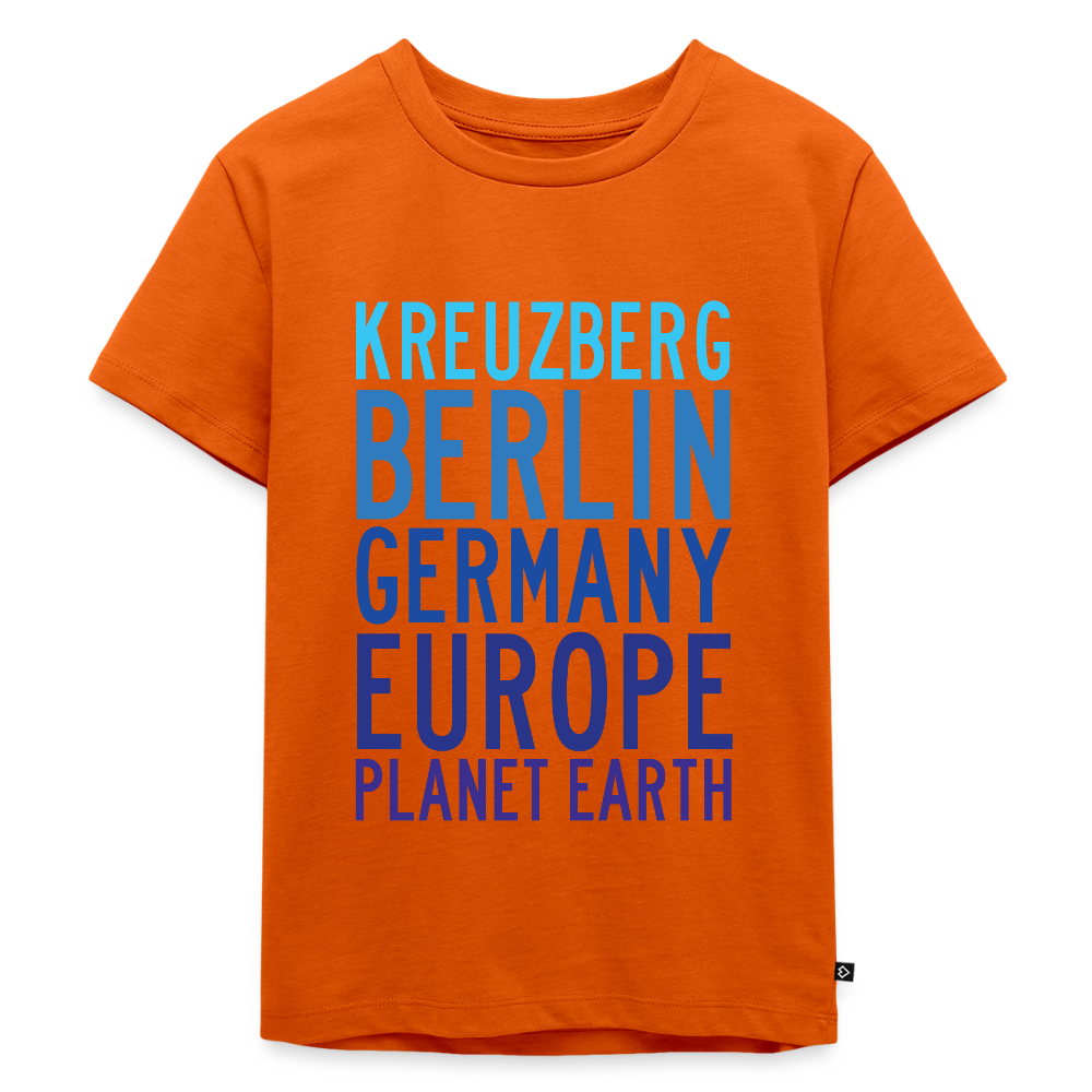 Kreuzberg - Planet Earth - Kinder Premium T-Shirt - Orange