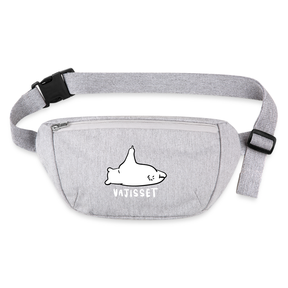 Vajisset Bär - Recycelte Gürteltasche - Grau meliert