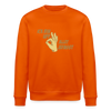 Ick bin uff allet jefasst - Unisex Bio Sweatshirt - Tieforange