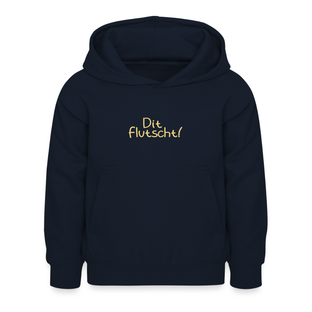 Dit flutscht! - Kinder Hoodie - Navy