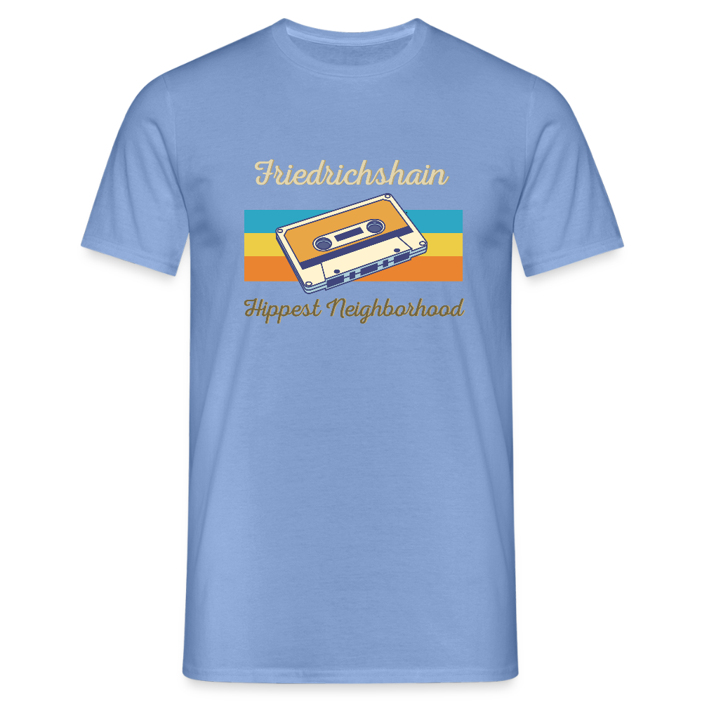 Friedrichshain Hippest Neighborhood - Männer Premium T-Shirt - carolina blue