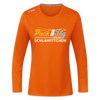 Pack' den Tag beim Schlawittchen - Frauen Sport Langarmshirt - Neonorange