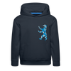 Berliner Bär Geometrie - Kinder Premium Hoodie - Navy