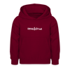 Kleena Bruda - Kinder Hoodie - Bordeaux