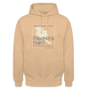 Friesland oder Friedrichshain - Unisex Hoodie - Pfirsich