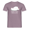 Heute nich! - Männer Premium T-Shirt - Lilagrau