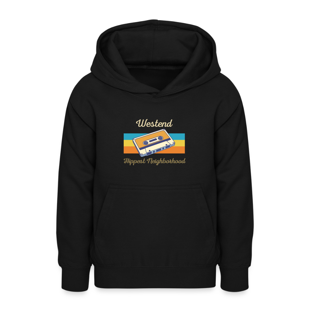 Westend Hippest Neighborhood - Teenager Hoodie - Schwarz