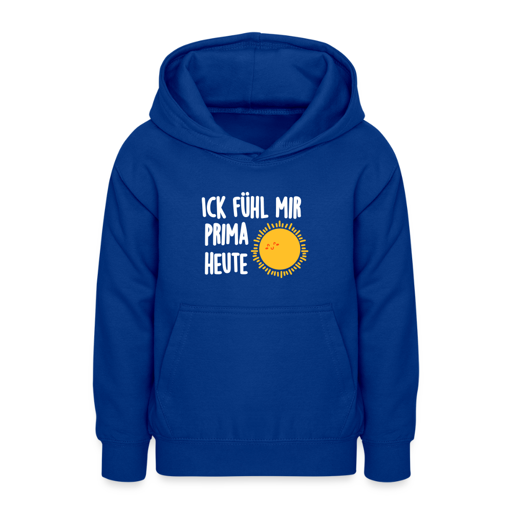 Ick fühl mir prima - Teenager Hoodie - Royalblau
