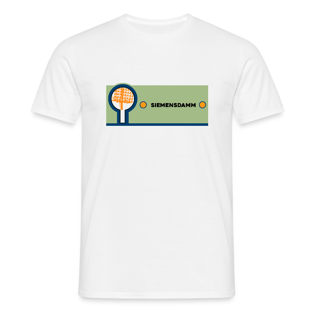 Siemensdamm - Männer Premium T-Shirt - Weiß