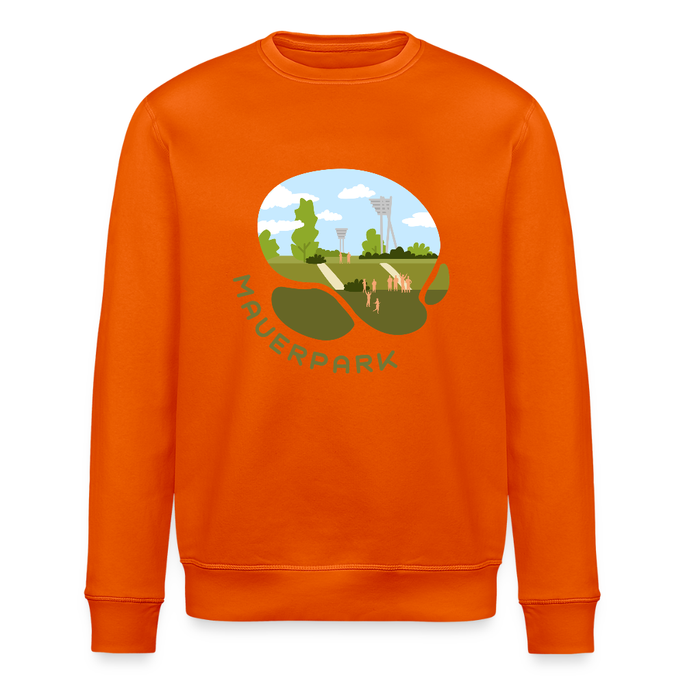 Mauerpark - Unisex Bio Sweatshirt - Tieforange