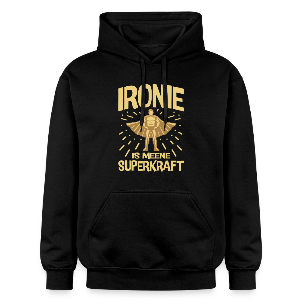 Ironie is meene Superkraft! - Hoodie - Schwarz