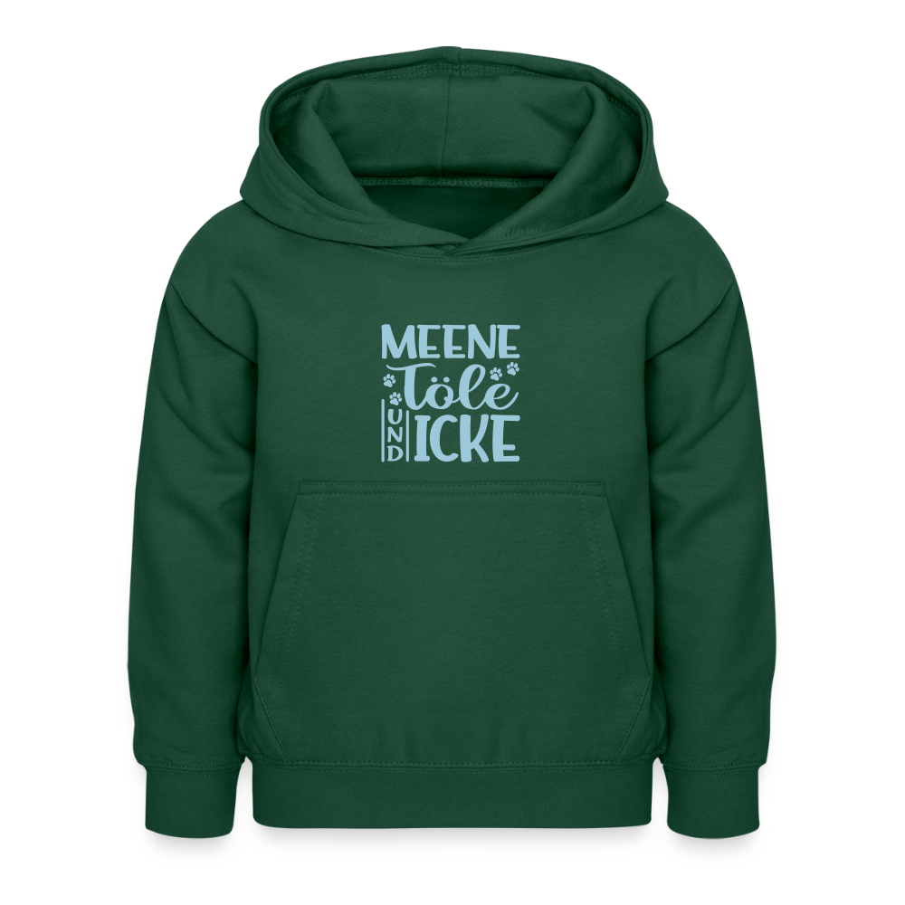 Meene Töle und Icke - Kinder Hoodie - Flaschengrün