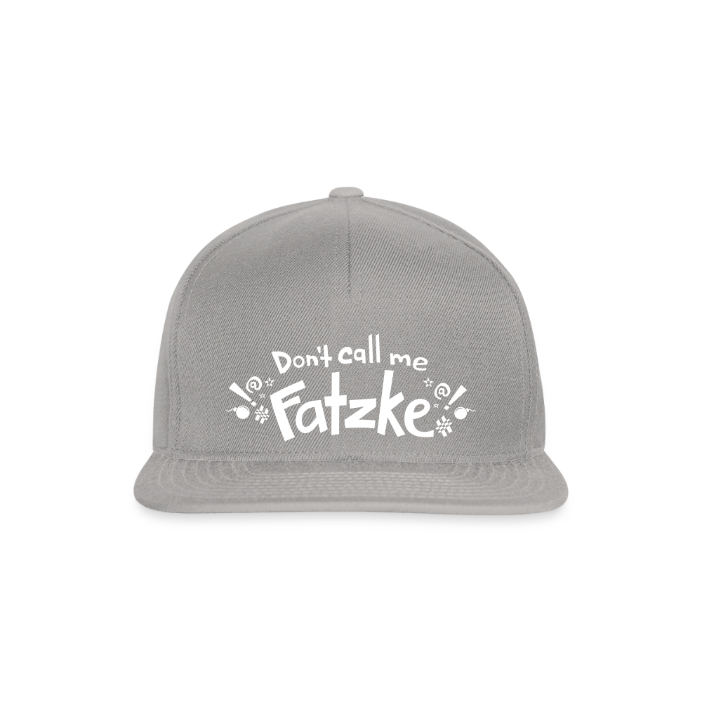 Fatzke - Snapback Cap - Graphit/Graphit