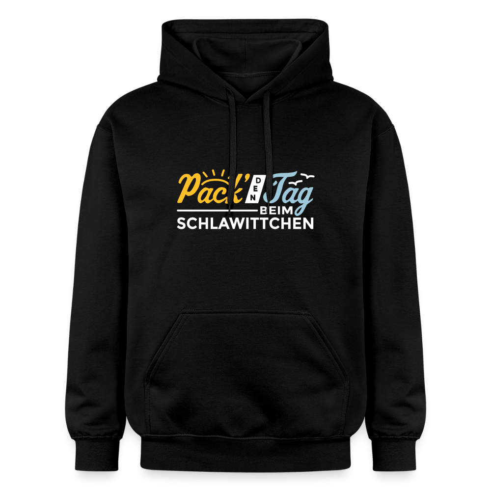 Pack' den Tag beim Schlawittchen - Hoodie - Schwarz