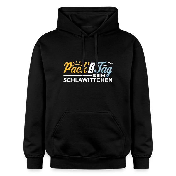 Pack' den Tag beim Schlawittchen - Hoodie - Schwarz