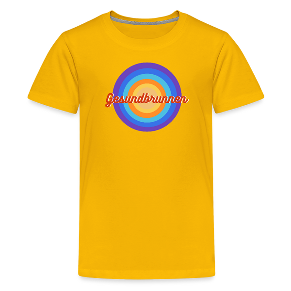 Gesundbrunnen Retro - Teenager Premium T-Shirt - Sonnengelb