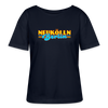 Neukölln Berlin Retro - Relaxed Rundhals Frauen Bio-T-Shirt - Navy