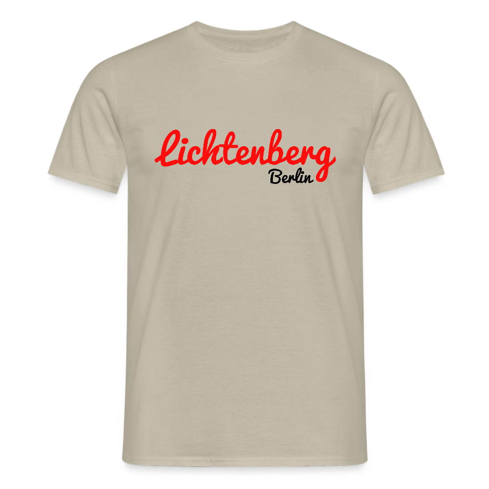 Lichtenberg Berlin - Männer Premium T-Shirt - Sandbeige