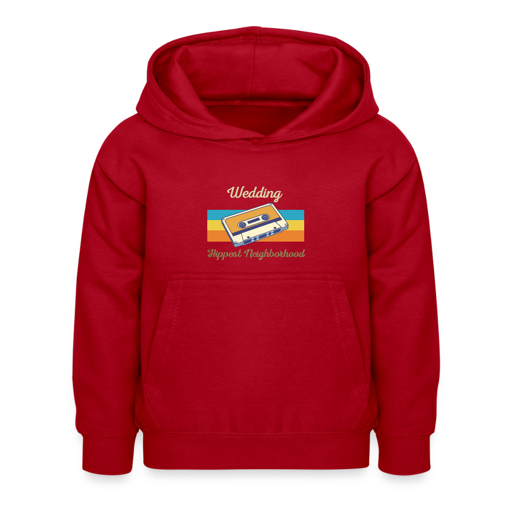 Wedding Hippest Neighborhood - Kinder Hoodie - Rot