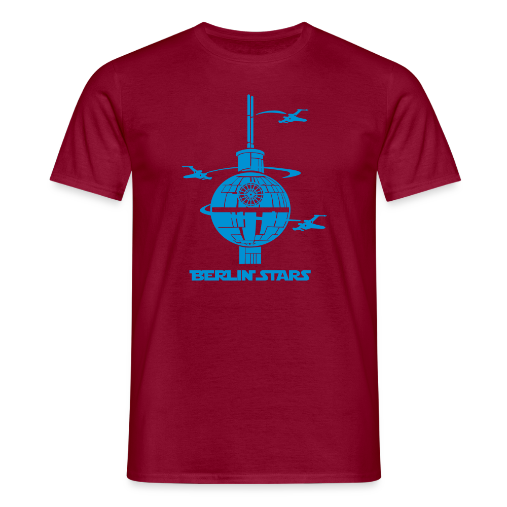 Berlin Stars - blau - Männer Premium T-Shirt - Ziegelrot
