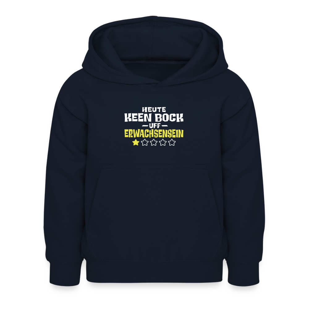 Keen Bock uff Erwachsensein - Kinder Hoodie - Navy