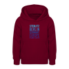 Steglitz Planet Earth - Teenager Hoodie - Bordeaux
