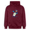 Der Bär fliegt - Hoodie - Maroon