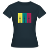 Berlin Retro - Frauen Premium T-Shirt - Navy