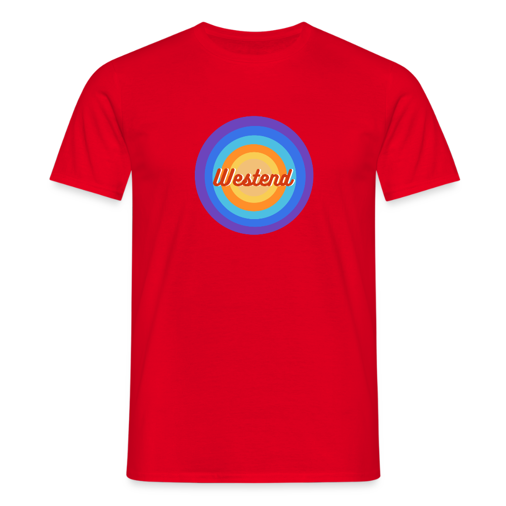 Westend Retro - Männer Premium T-Shirt - Rot