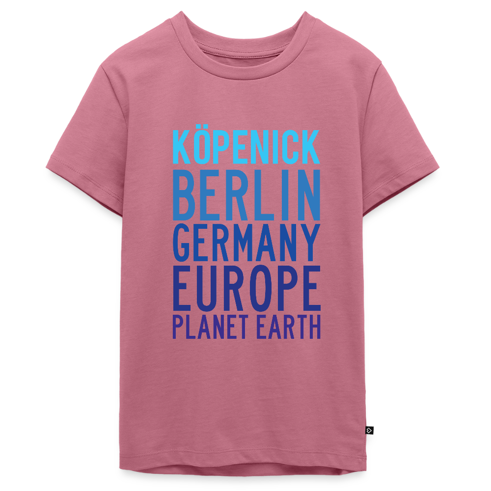 Köpenick Planet Earth - Teenager Premium T-Shirt - Mauve