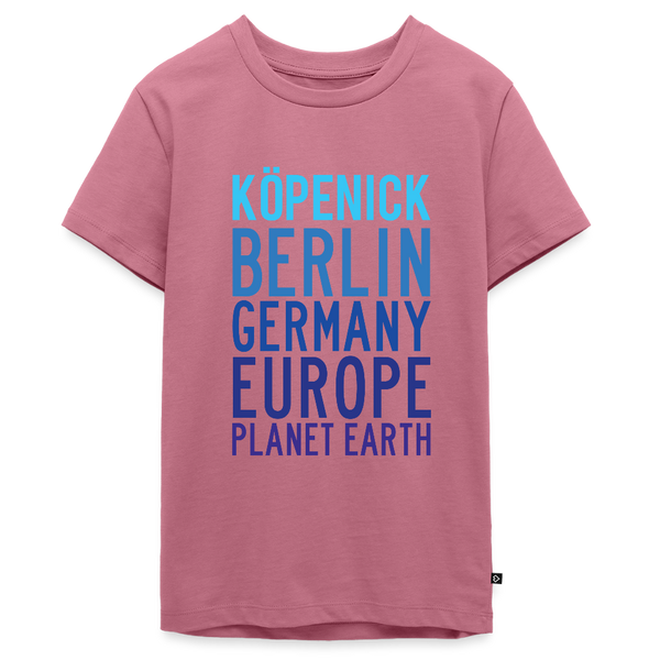 Köpenick Planet Earth - Teenager Premium T-Shirt - Mauve