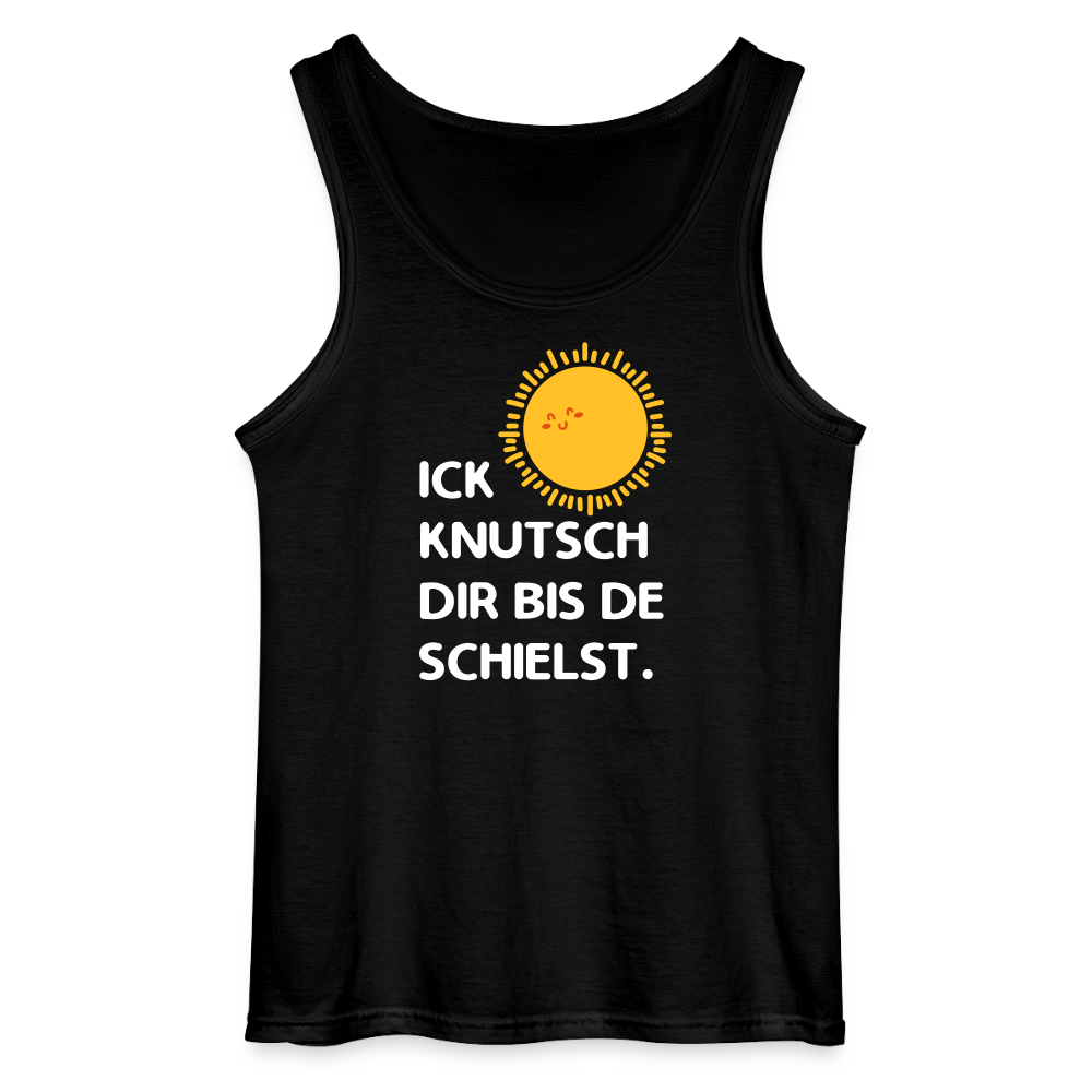 Ick knutsch dir Sonne! - Männer Tank Top - Schwarz