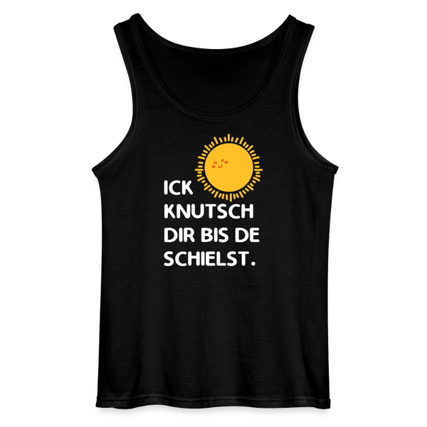 Ick knutsch dir Sonne! - Männer Tank Top - Schwarz