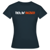 Tach, Ihr Fatzkes! - Frauen Premium T-Shirt - Navy