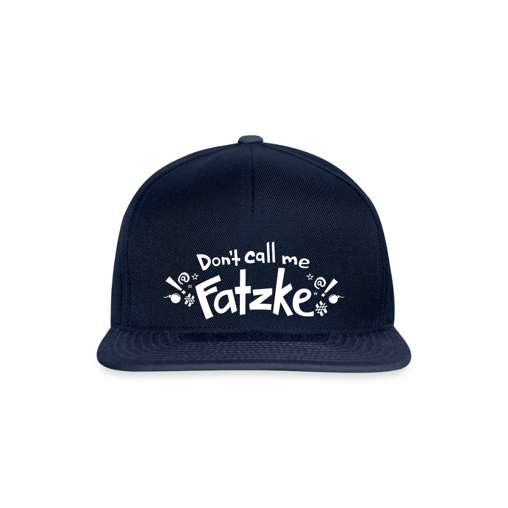 Fatzke - Snapback Cap - Navy/Navy