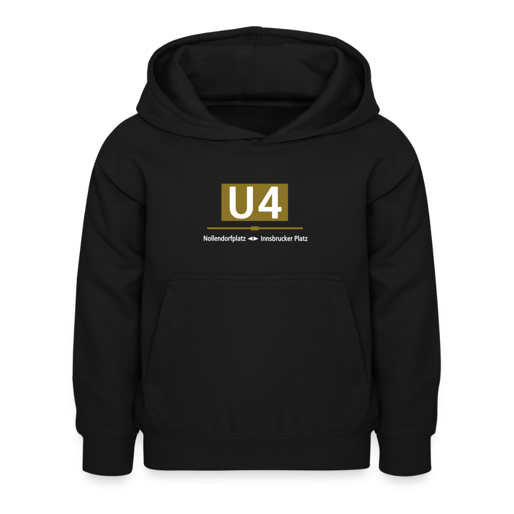 U4 - Kinder Premium Hoodie - Schwarz