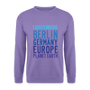 Lichtenberg Planet Earth - Unisex Pullover - Lavendel