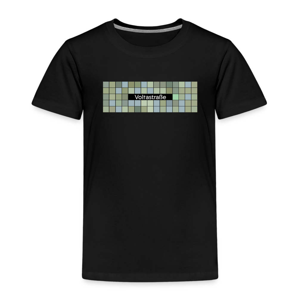 Voltastrasse - Kinder Premium T-Shirt - Schwarz