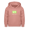 U1 - Kinder Hoodie - Altrosa