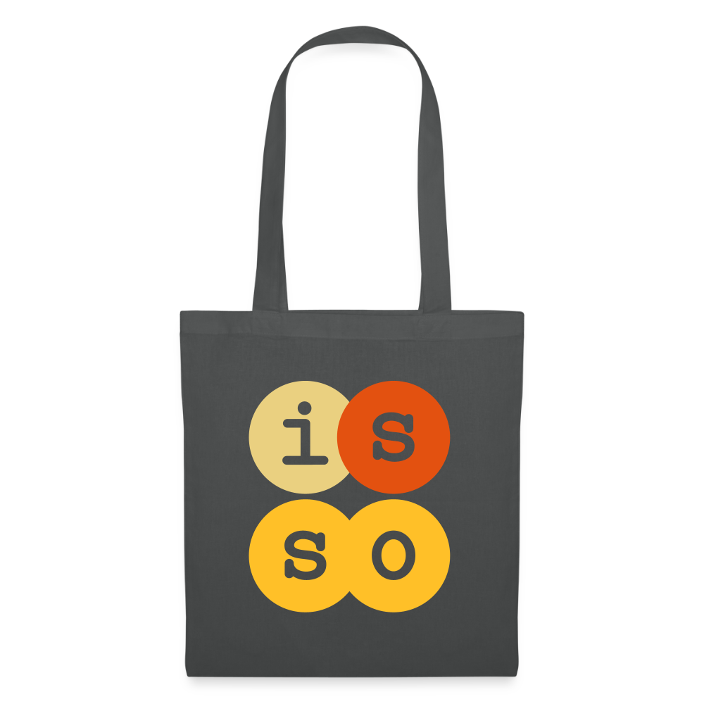 IsSo - Stoffbeutel - Graphite