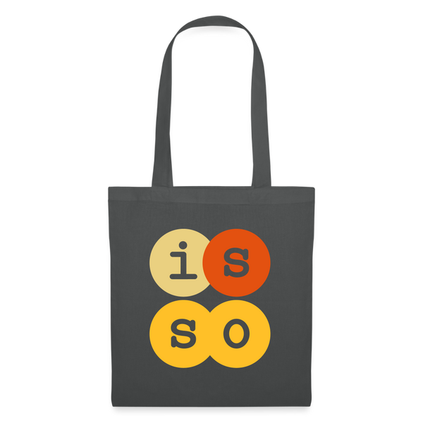 IsSo - Stoffbeutel - Graphite