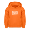 Sorry, ick bin spät. Hatte keen Bock. - Kinder Hoodie - Orange
